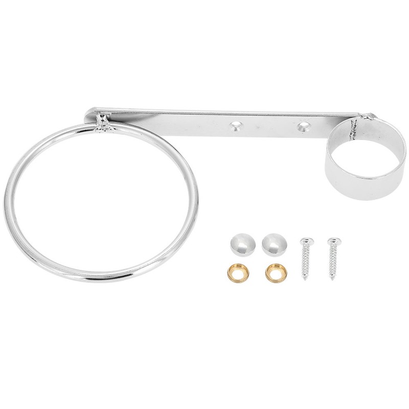 Salon Galvanized Stainless Steel Hair Dryer Holder Hands Free Comb