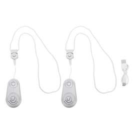 Luocute Wireless Caregiver Pager 2 Way Voice Intercom 105dB Loud Volume 40 Days Working Time for Elderly Patients Seniors Home Office