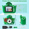 Dinosaur Kids Camera, 1080P HD Selfie Toddler Camera, Christmas Birthday
