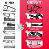 ONETWOFIT 2025 Upgrade Multi-Grip Pull Up Bar for Doorway -