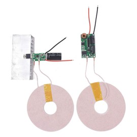 Taidacent 7-30mm 24-32V Input 24V4A Output 100W High Power Long Distance Wireless Inductive Coil Wireless Inductive Modules Wireless Transmitter and Reveiver Wireless Charging Power Supply