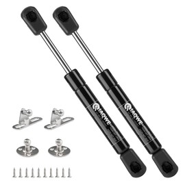 IAQWE 10Inch Gas Struts 55Lb/245N Cabinet Door Shocks Tool Box Absorber Boat Lid Lift Support Fit for Sentry Safe RV Storage Camper Shell are ATC Snugtop Leer Truck Topper Cap Door Cover 2pcs