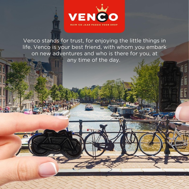 Venco Schoolkrijt Licorice Chalk Candy - School Chalk Original Dutch