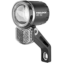 TRELOCK LS 380 Bike-I VEO 50 Lux E-Bike 6-12V Bicycle Light - Includes Fork Mount ZL 940 - StVZO Approved