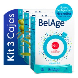Kit 3 Cajas Belage Postbioticos Energéticos Del Olivo/romero