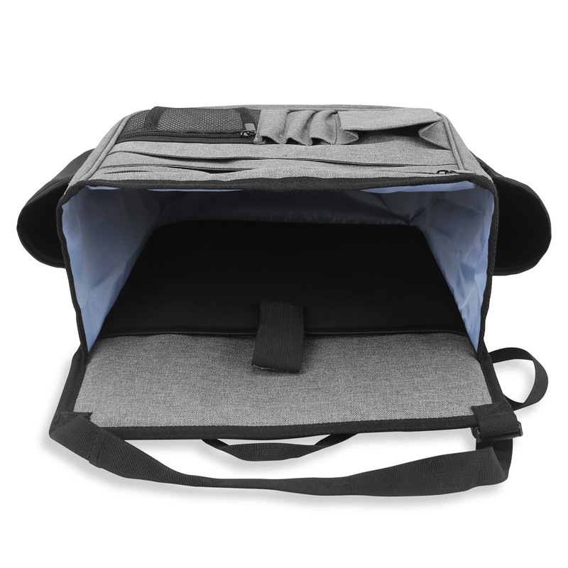 LUXJA Car Front Seat Organizer with Laptop and Tablet Storage