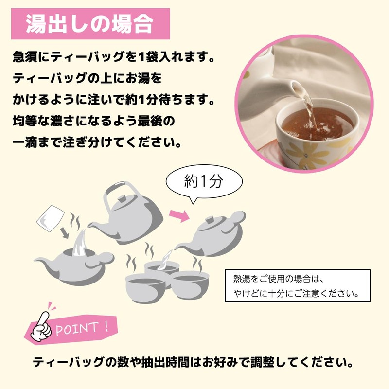 Ganko Tea House Commercial Roasted Tea (Large Capacity/Tea Bags/4.5 g