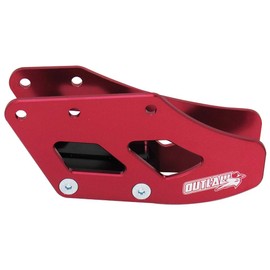 Outlaw Racing OR2798R Red Rear Aluminum Chain Guide Slider Guard Compatible with Honda CR125R 05-07 Swingarm Protector Guard