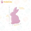 ALLY-MAGIC Easter Desktop Decoration, Wooden Rabbit Bunny Desktop Ornament Cute