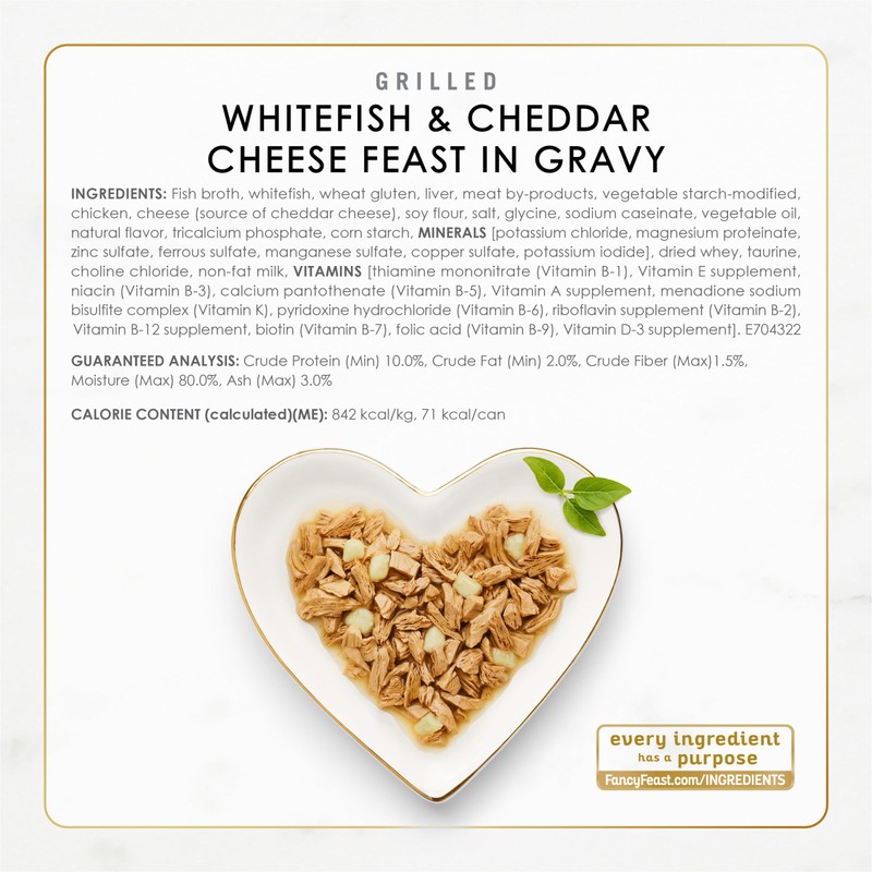 Purina Fancy Feast Delights with Cheddar Grilled Chicken, Turkey or