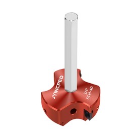 JYINCPED PVC Fitting Saver 3/4 Inch, PVC Pipe Reamer Socket Saver with Triple Blade & 1/4-Inch Hex Shaft,Plastic Pipe Fitting Reamer for Plumbing Sch.40 CPVC ABS Socket Hub, Fit Standard 1/2" Drills