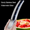 Shoxil Watermelon Cutter Slicer Cut Watermelon Into Cubes Knife Melon