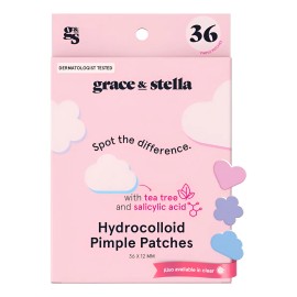 Grace & Stella Parches De Espinillas Para La Cara, Bonitos P