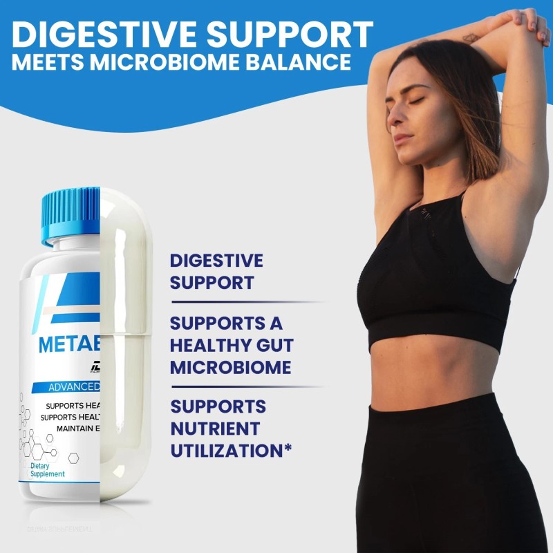 Metabolyn (5 Pack) Metabolyn Capsules – Metabolyn Pills Digestive Support,