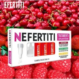 Nefertiti Trat. En Ampolletas Frutos Rojos P/ Cabello Dañado
