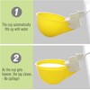 8PC Chicken Water Cups with PVC Tee Fittings for 1/2"