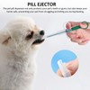 KVBUCC 2pcs Pet Pill Dispenser with 1pc Storage Bag, Medication
