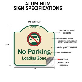 SignMission Designer Series Sign - Exit Here Heavy-Gauge Aluminum Architectural Sign | Protect Your Business & Municipality
