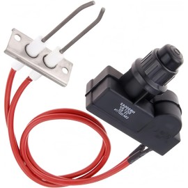 BGD 450 mm Double Ignition Kit Electronic Igniter, Propane Gas Grill Igniters with Double Ignition Electrode High Spark Plug Wire Fits for Gas Fireplace & Oven & Heater & Kitchen lgniter