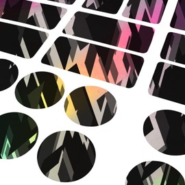 Finest Folia 34 Piece Bicycle Frame Protective Film Sticker Protection MTB BMX Chain Paint Protection Film R159 R160 (20 Future Holograms)