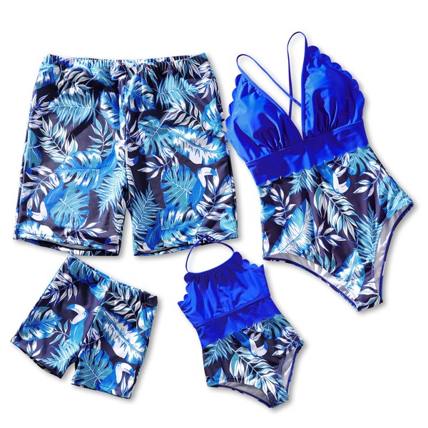 PATPAT - Traje de baño a juego con estampado de