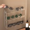 Perfeclan 3 Layers Wall Mount Makeup Organizer Multipurpose for Cosmetic