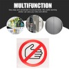 FOMIYES 10 Pieces No-Touch Sign Stickers Dont Touch Warning Sign