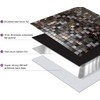 XUANINY Peel and Stick Backsplash Tiles for Kitchen,Bathroom,Fireplace,Self Adhesive Metal