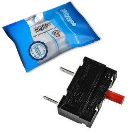 HQRP Push-to-Reset Thermal Circuit Breaker Switch 91-Series Compatible with Dyson DC25 DC24 Upright Vacuum Cleaner 914592-01 DY-91459201 Brushroll Reset 125VAC 250VAC 50VDC 2A, UL Listed