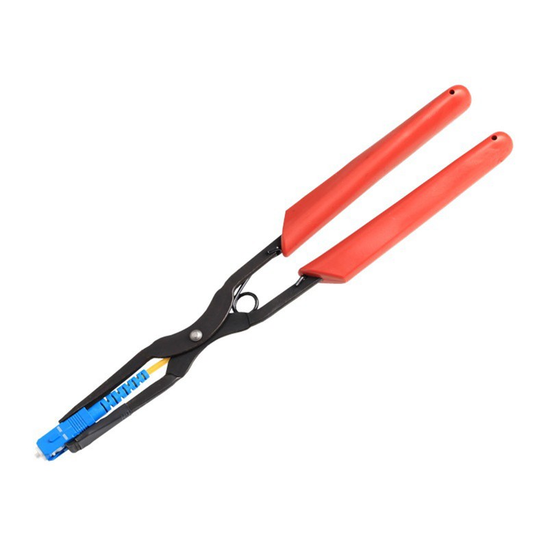 Optical Fiber Pliers Flange Long Nose Rubber Anti Slip Handle