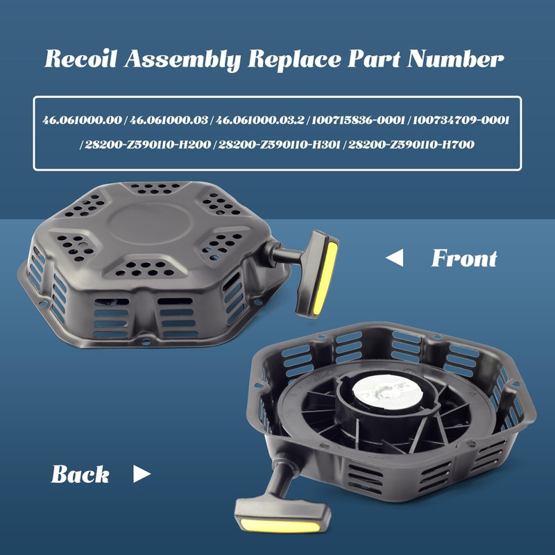 Esttlamer 100715836-0001 Recoil Starter Assembly Compatible with Champion Portable Generator