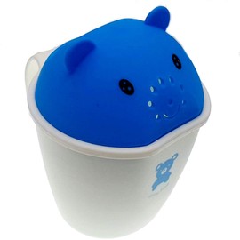 Cup - Hand Shower - Newborn - Baby Hair Washing - Washing Hair - Bathing - Showering - Children - White and Light Blue - Gift Idea for Christmas and Birthday