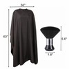 YELEGAI Barber Cape and Neck Duster Brush,Waterproof Polyester Salon Hair