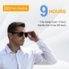 GetD Bluetooth Glasses for Men and Women,Polarized Sunglasses with Bluetooth
