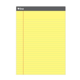 C-Line Legal Pad, Wide Ruled, 50 Sheets, Yellow (25106)