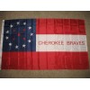 RFCO Cherokee Braves Flag 3x5 ft Indian Cavalry Civil War Historic Red White Blue