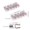SURALIN Pack of 10 Nail Stencils, Nail Extension, Modelling Stencils,