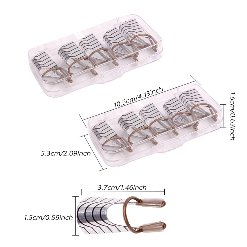 SURALIN Pack of 10 Nail Stencils, Nail Extension, Modelling Stencils,