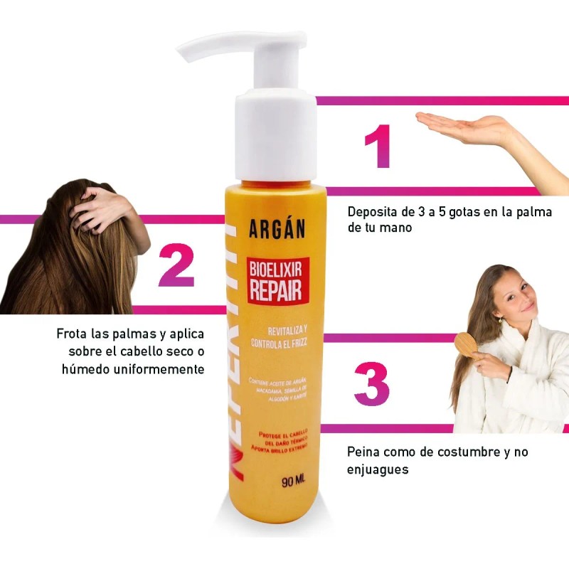 Tratamiento Y Mascarilla Cabello Seco Con Aceite De Argan