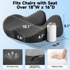 Office Chair Cushion Tailbone Pressure Relief Long Sitting Comfort Large