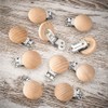RUBY Pack of 10 Wooden Dummy Clips, Baby Dummy Chains,