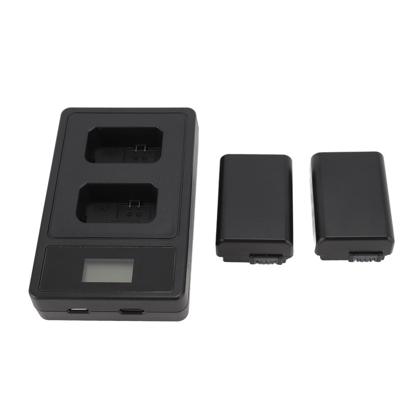 NP FW50 Camera Battery 7.2V 1850mAh with Dual USB LED