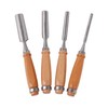 Sevender Gramwood Handle Chrome Vanadium Steel Chisel Carpenter Chisel 6/12/18/24mm