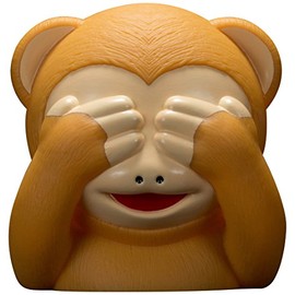 Spearmark Emoticon Mr. Chimp Illumi-Mate Colour Changing Light, Brown Yellow