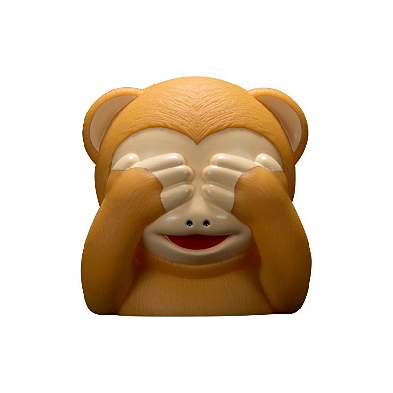 Spearmark Emoticon Mr. Chimp Illumi-Mate Colour Changing Light, Brown Yellow