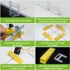 Tile Leveling System Wedges, 300pcs Reusable Tile Leveler Wedges for