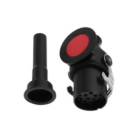 eMagTech 1 x 15 Pin Truck Plug with Screw Contacts Working Voltage 24V 114.5x69mm Truck Trailer Electrical Connection Truck Trailer