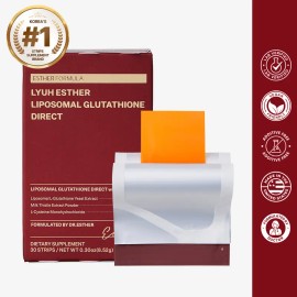 Liposomal Glutathione Strips – 284mg, 30 Strips – Antioxidant Support, Skin Tone & Radiance, K-Beauty Inner Wellness Supplement, Made in USA