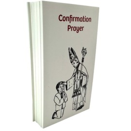 Westmon Works Confirmation Prayer Holy Card Set Bulk Classroom Student Bundle for Him or Her, Set of 25