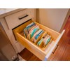 Umilife Extra Large Kitchen Cabinet & Drawer Organizer, Bamboo Lid